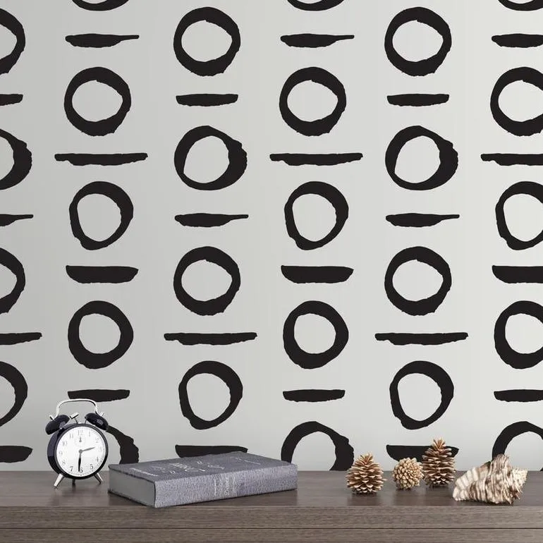 Circles   Lines Wall Decal Set