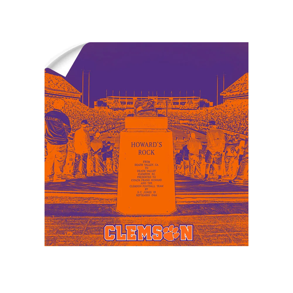 Clemson Tigers - Howard's Rock Duotone