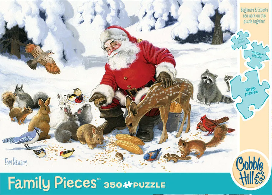 Cobble Hill 350 Piece Family Puzzle - Santa Claus and Friends