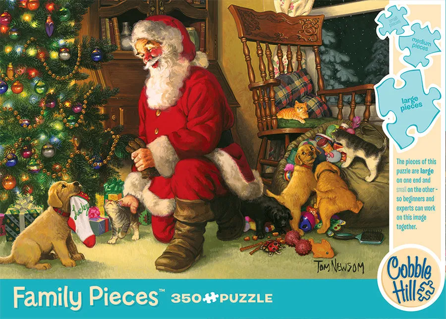 Cobble Hill 350 Piece Family Puzzle - Santa's Lucky Stocking