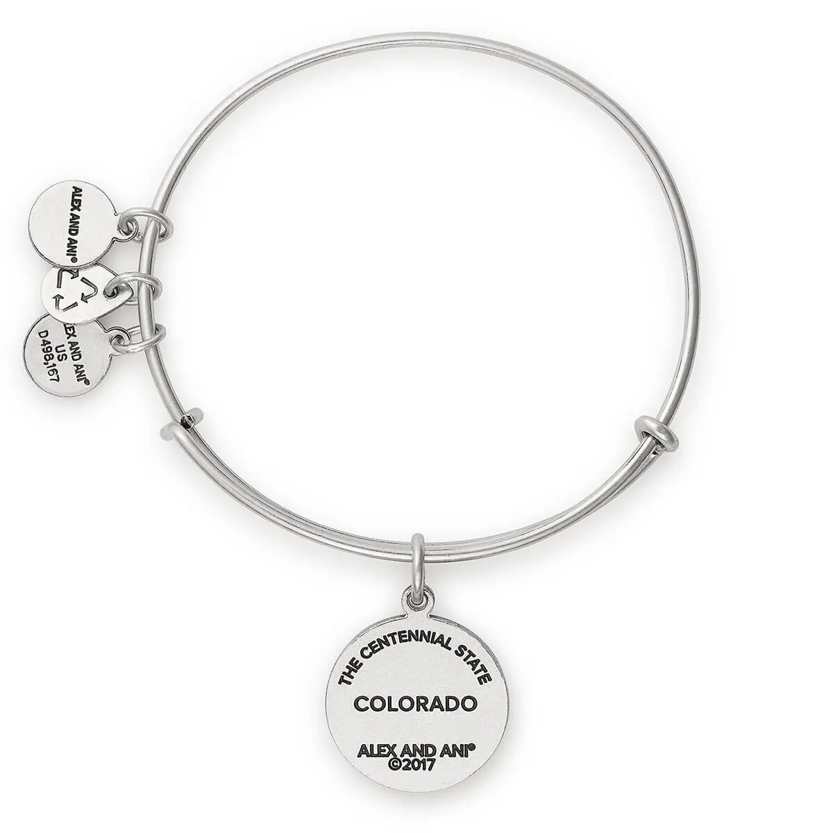 Colorado Mountains Charm Bangle