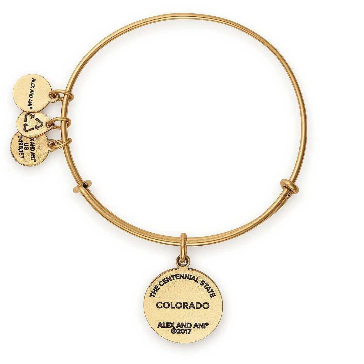 Colorado Mountains Charm Bangle