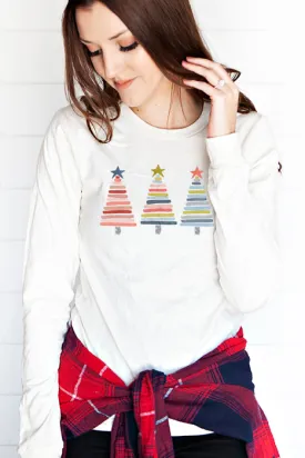 Colorful Trees 4459 Longsleeve