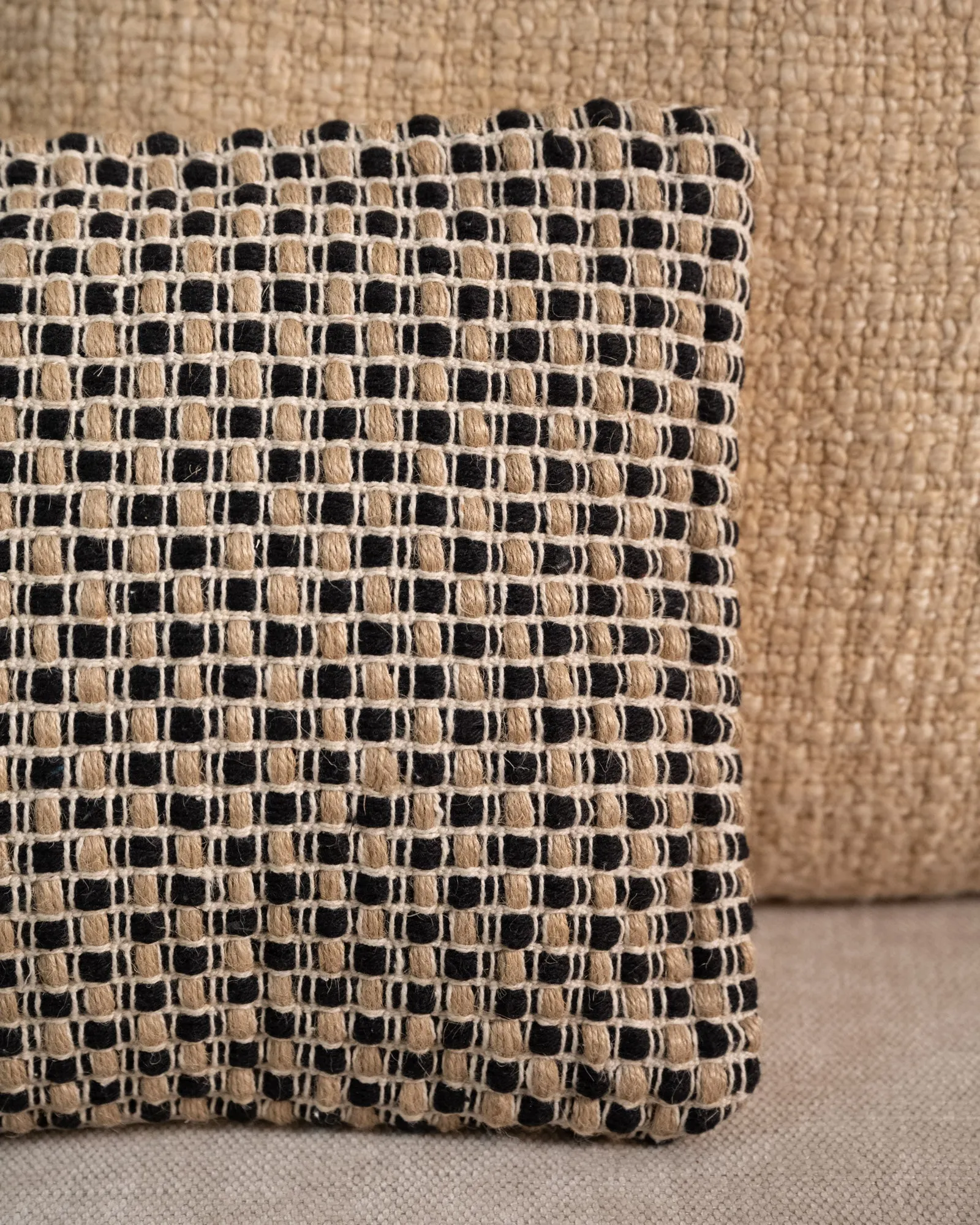 Cushion Rodi Beige/Black