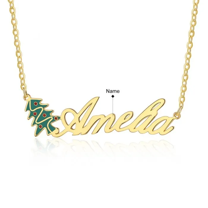 Custom Name Necklace- Best Christmas Gift Idea- Necklace With Name On It