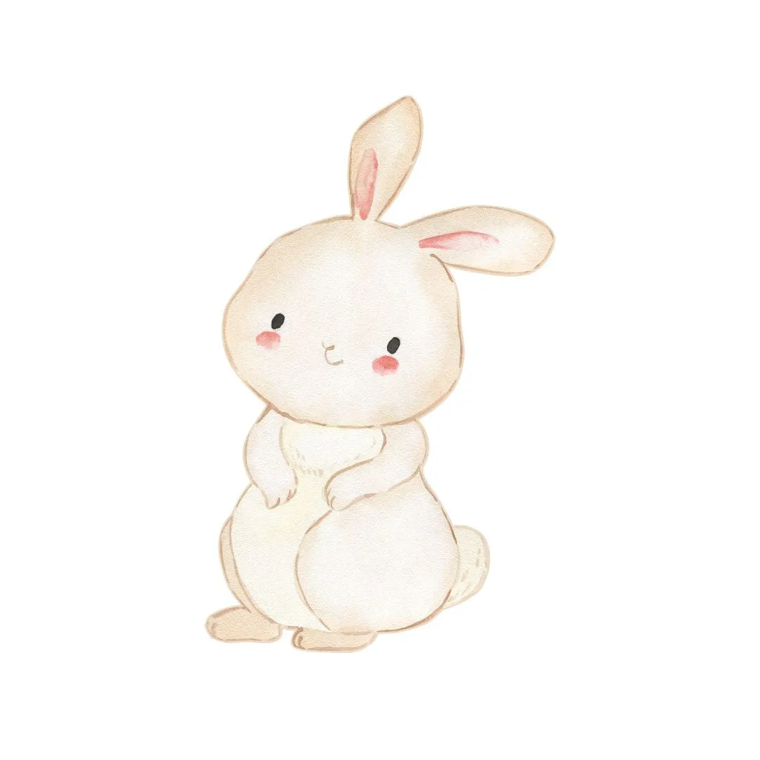 Cute Bunny Wall Decal Set