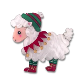 Cyndell the Sheep - brooch