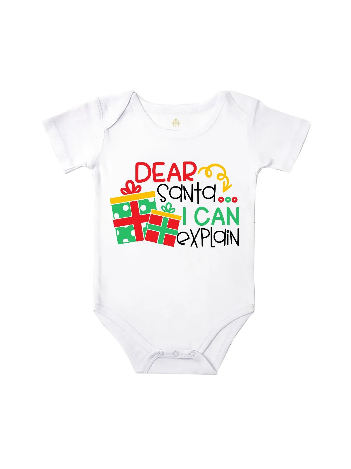 Dear Santa... I Can Explain Baby Bodysuit