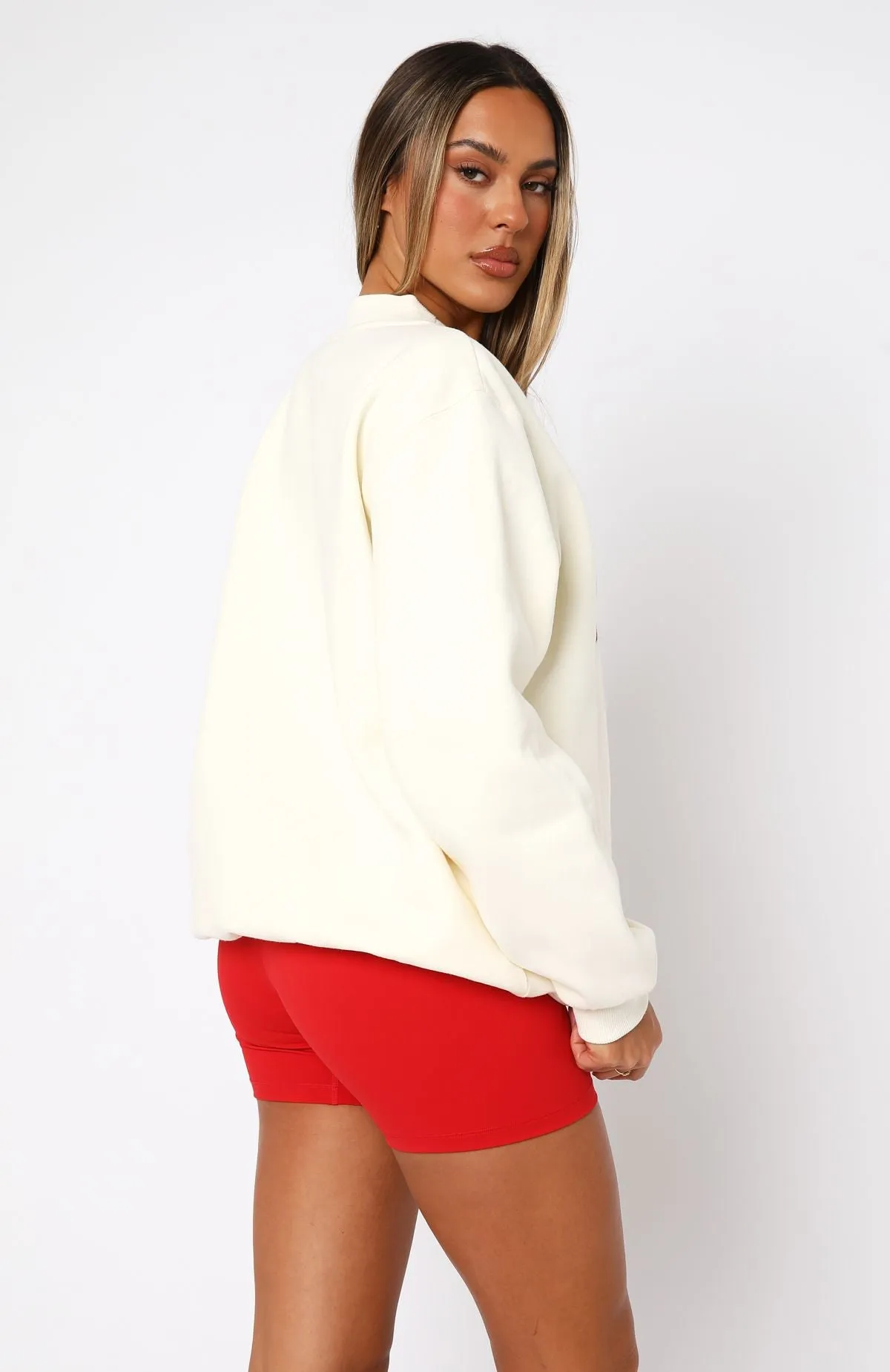 Decade Classics All Time Oversized Sweater Cream