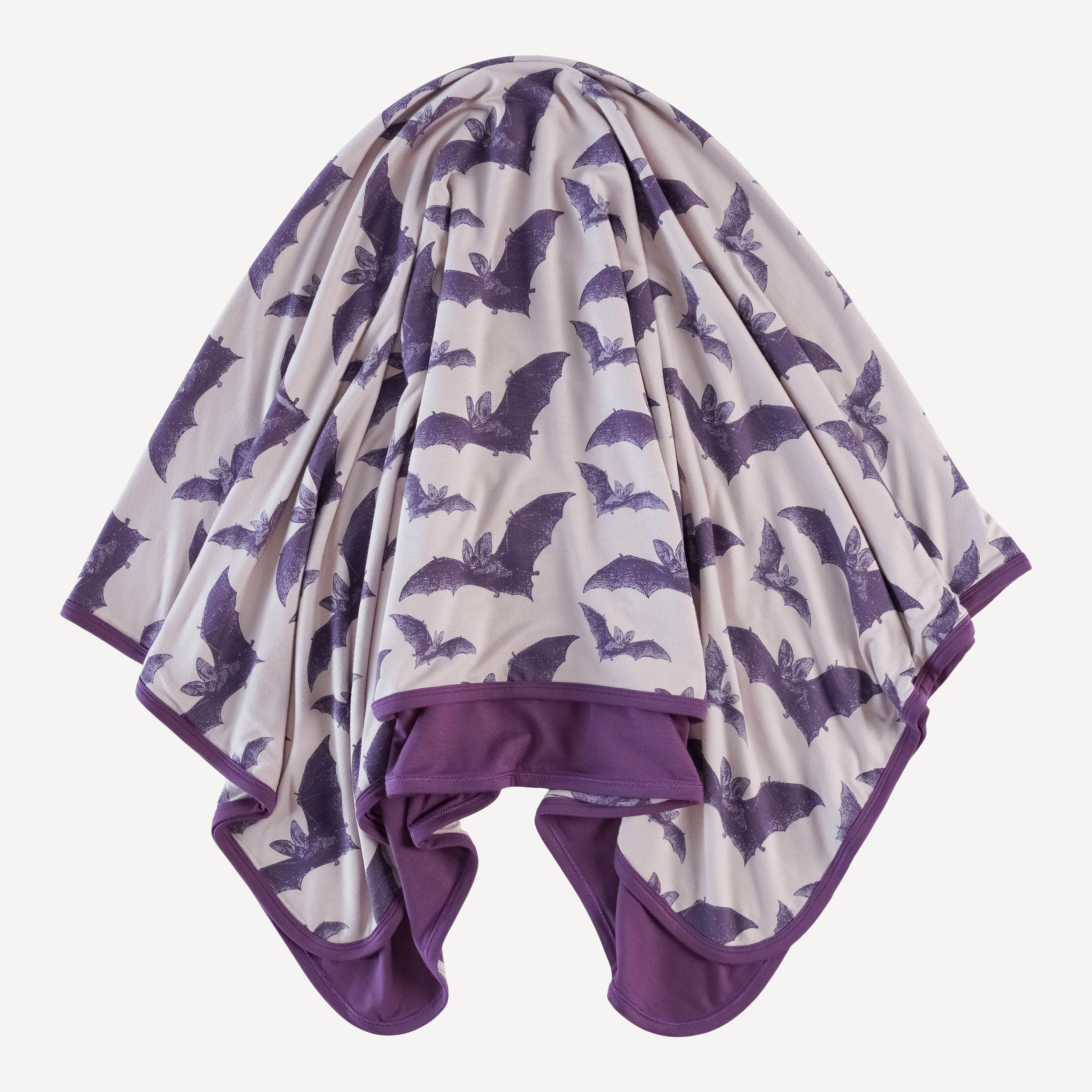 double layer blanket | purple bat | bamboo