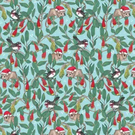 Earth Greetings Folded Wrapping Paper - Festive Forest