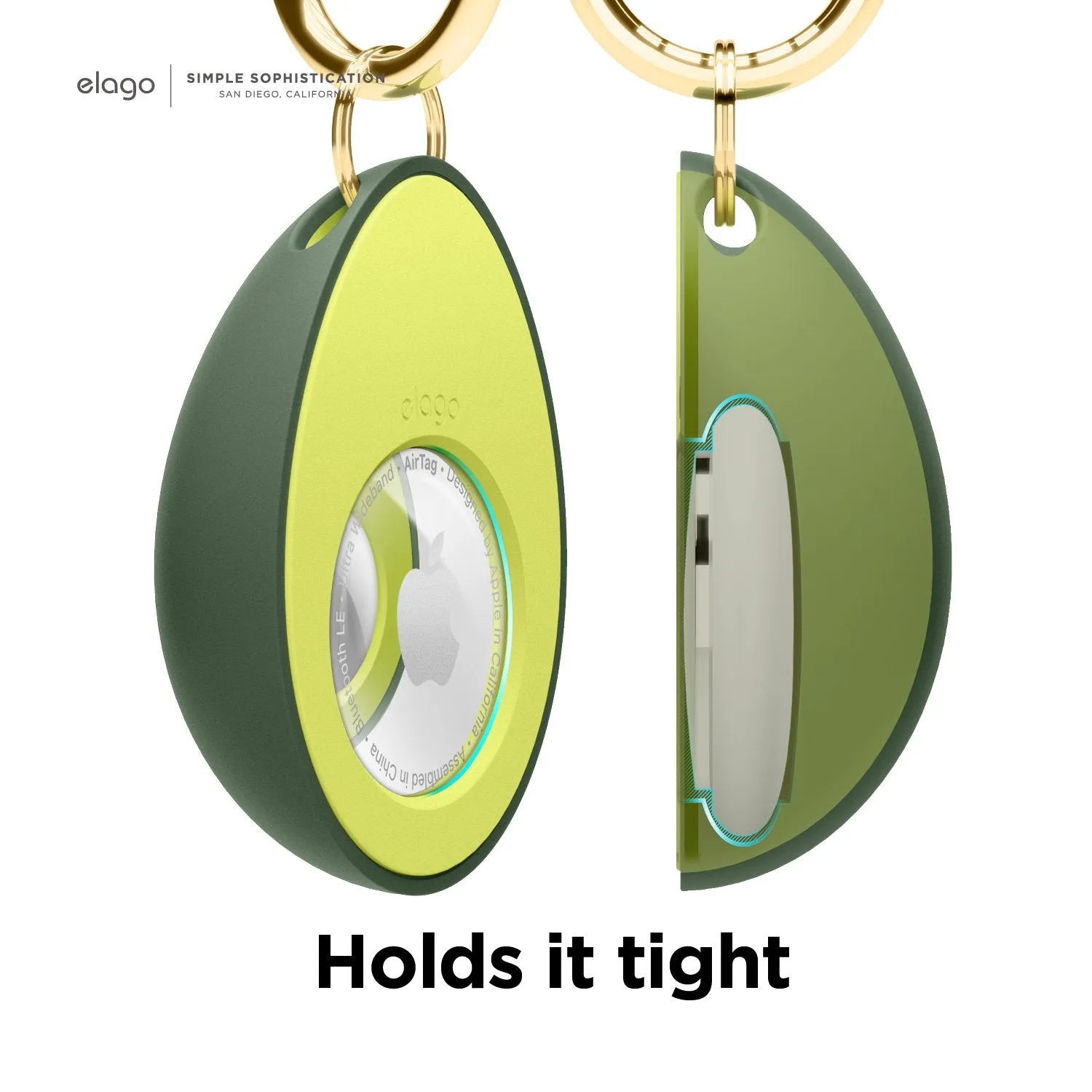 Elago Avocado Case For AirTag