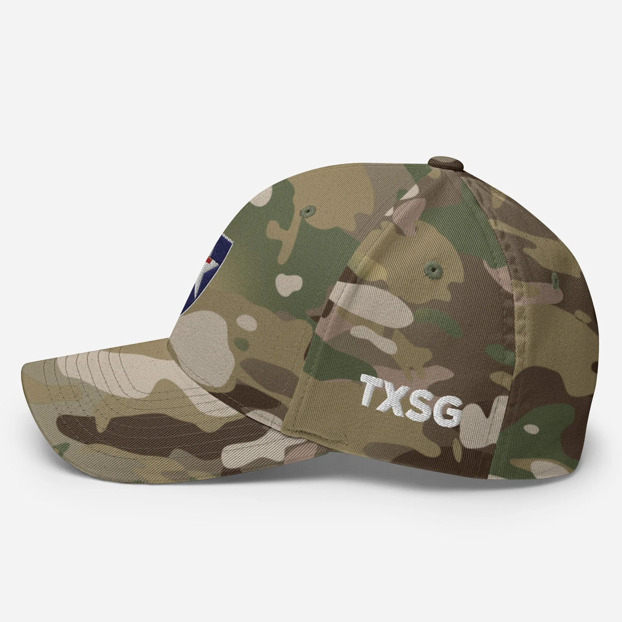 FlexFit Embroidered Texas State Guard Cap - Stylish and High-Quality