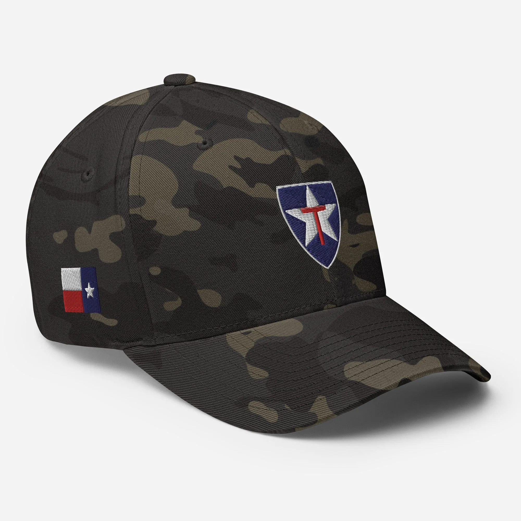 FlexFit Embroidered Texas State Guard Cap - Stylish and High-Quality