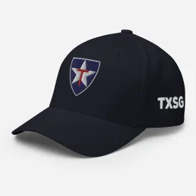 FlexFit Embroidered Texas State Guard Cap - Stylish and High-Quality