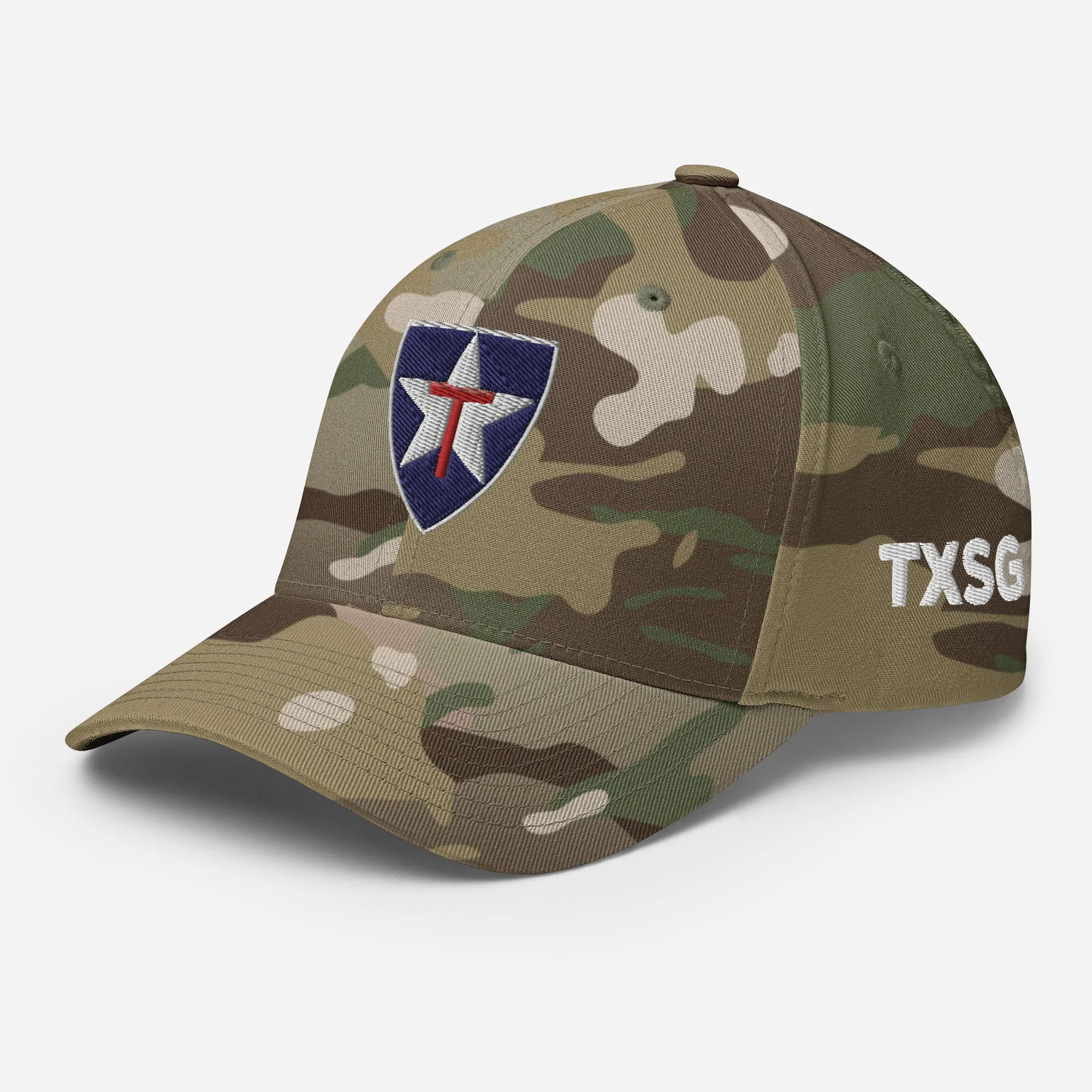 FlexFit Embroidered Texas State Guard Cap - Stylish and High-Quality