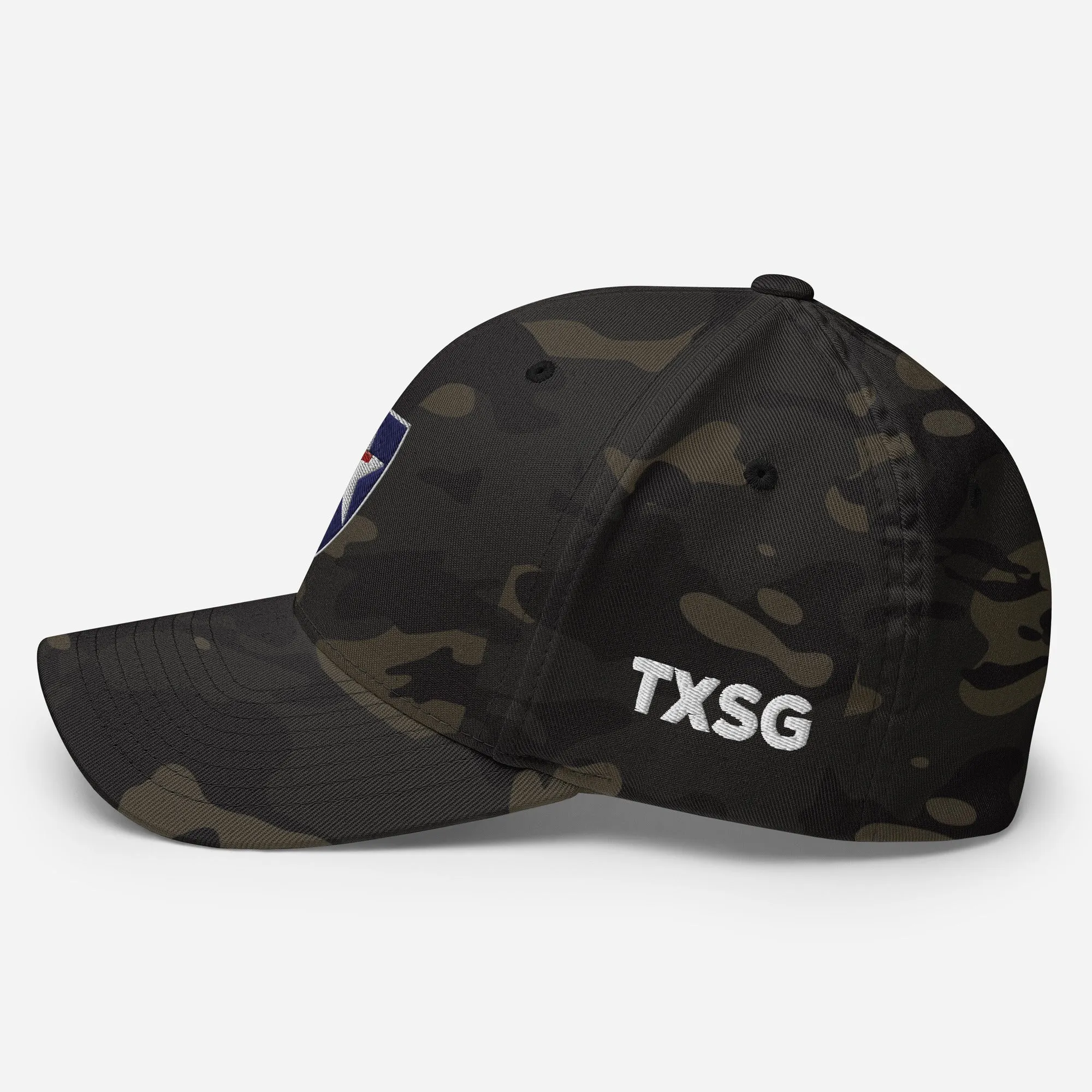 FlexFit Embroidered Texas State Guard Cap - Stylish and High-Quality