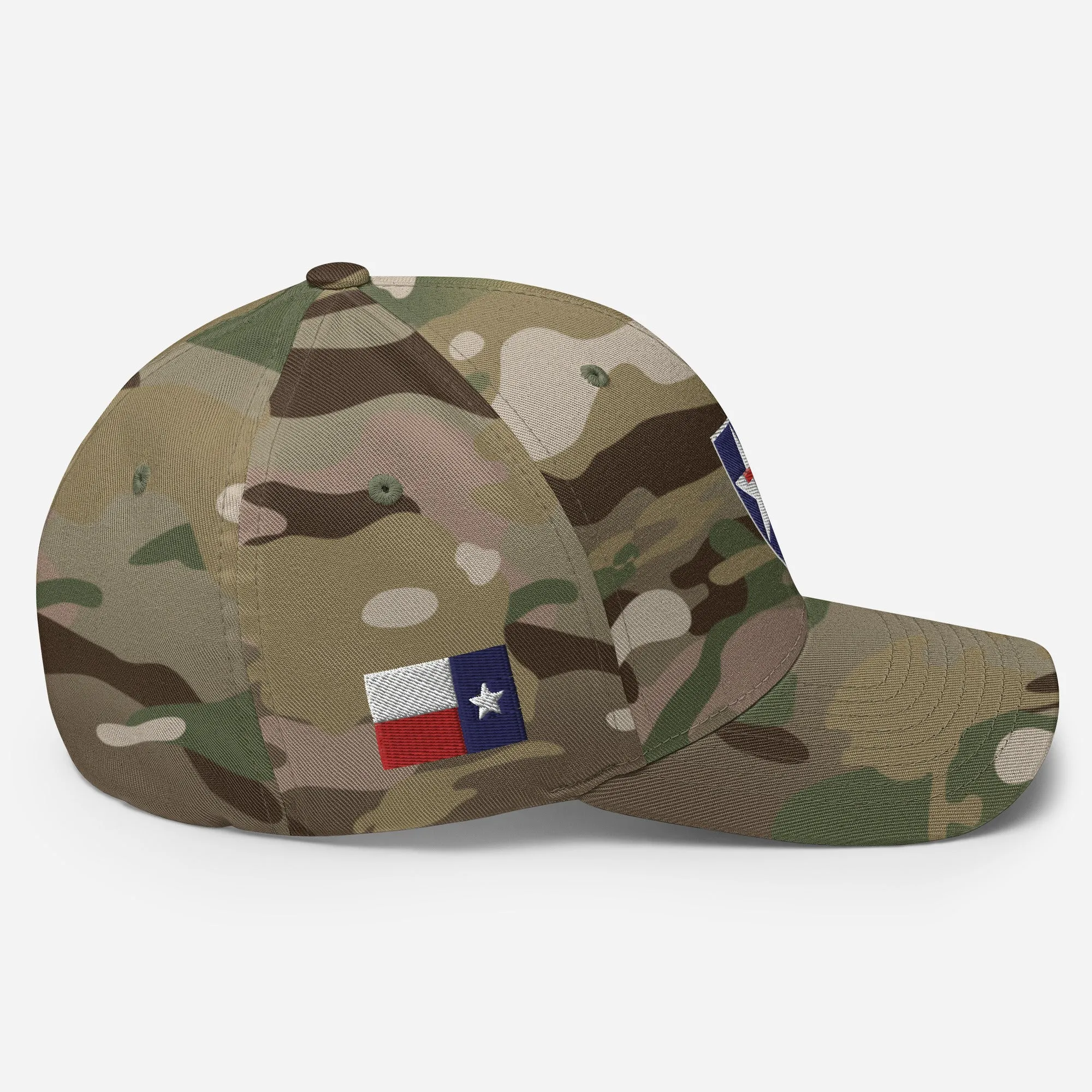 FlexFit Embroidered Texas State Guard Cap - Stylish and High-Quality