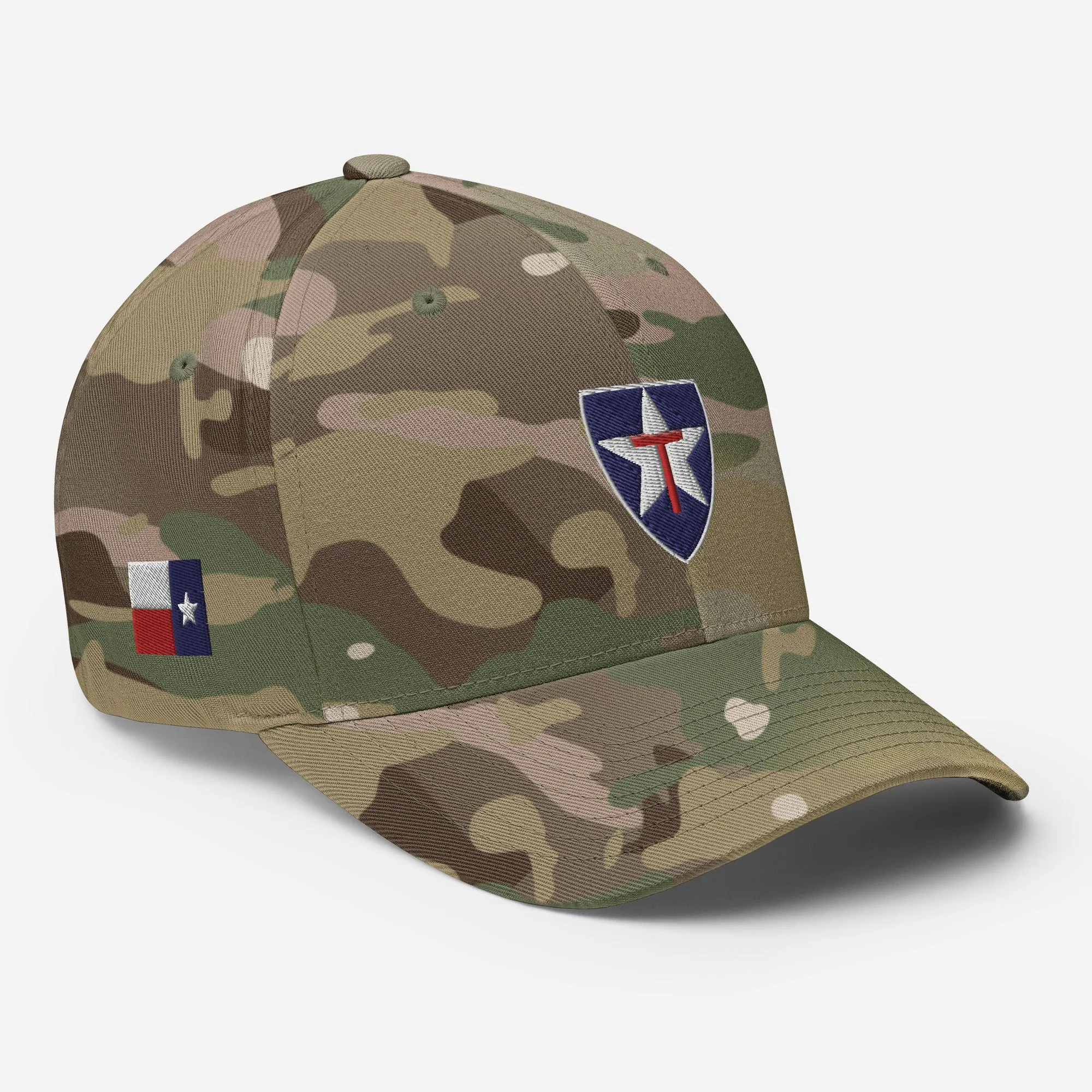 FlexFit Embroidered Texas State Guard Cap - Stylish and High-Quality