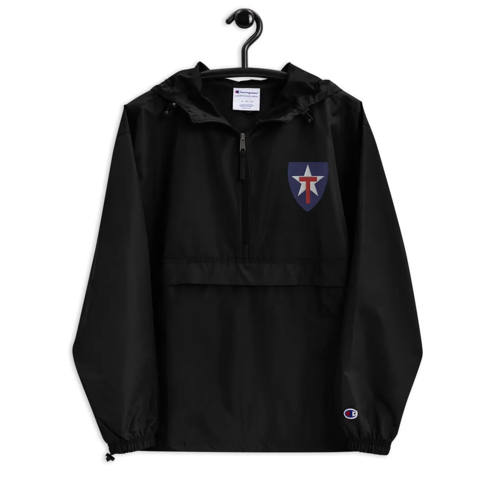 Embroidered Unisex Champion Packable Jacket - Texas State Guard