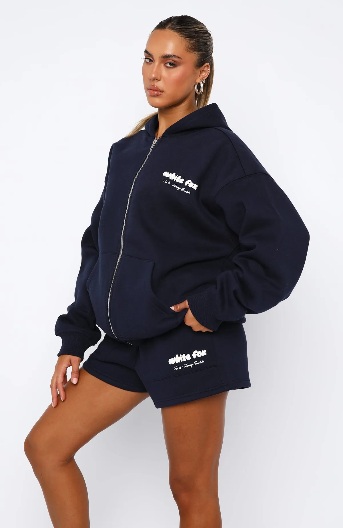 Era 8 Zip Front Hoodie Nautical