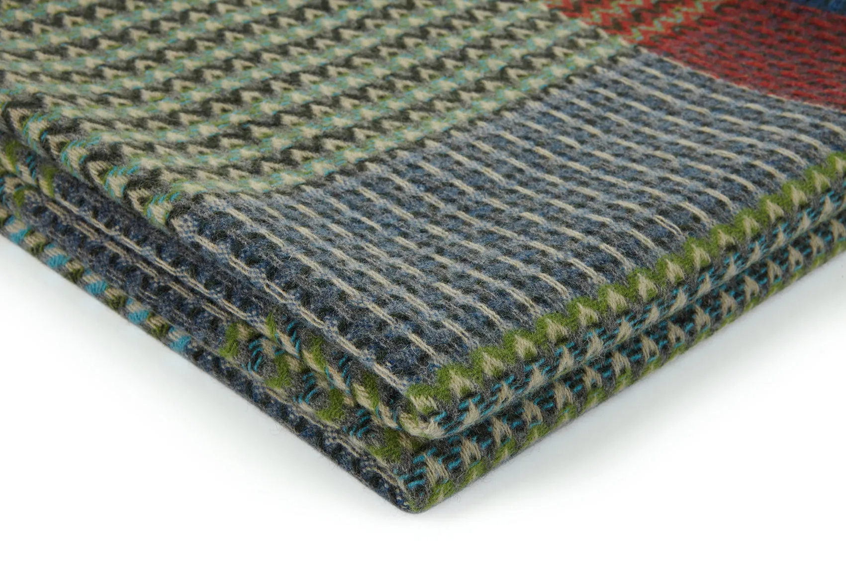 'Everglade' 100% Shetland Wool Throw