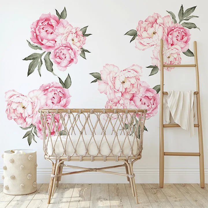 Everlasting Peonies Wall Decal Set