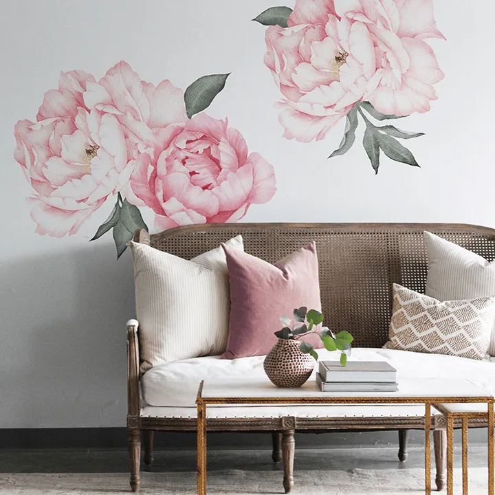 Everlasting Peonies Wall Decal Set