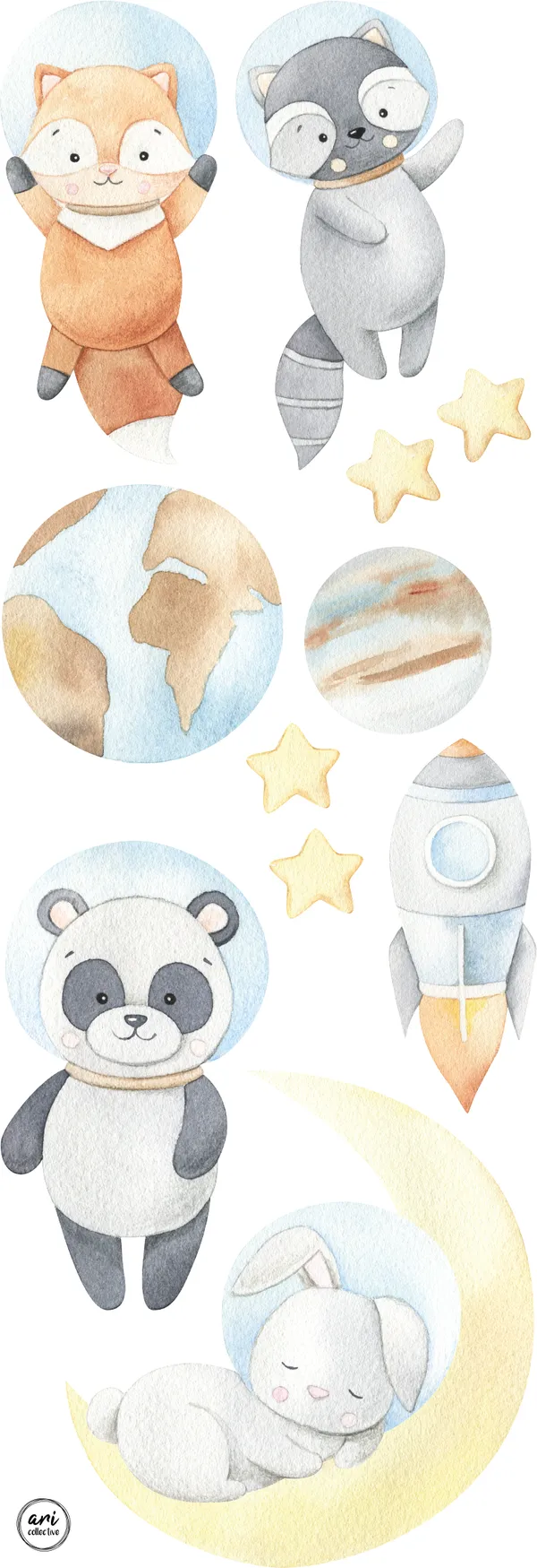 Fabric Wall Decals - Space Adventures