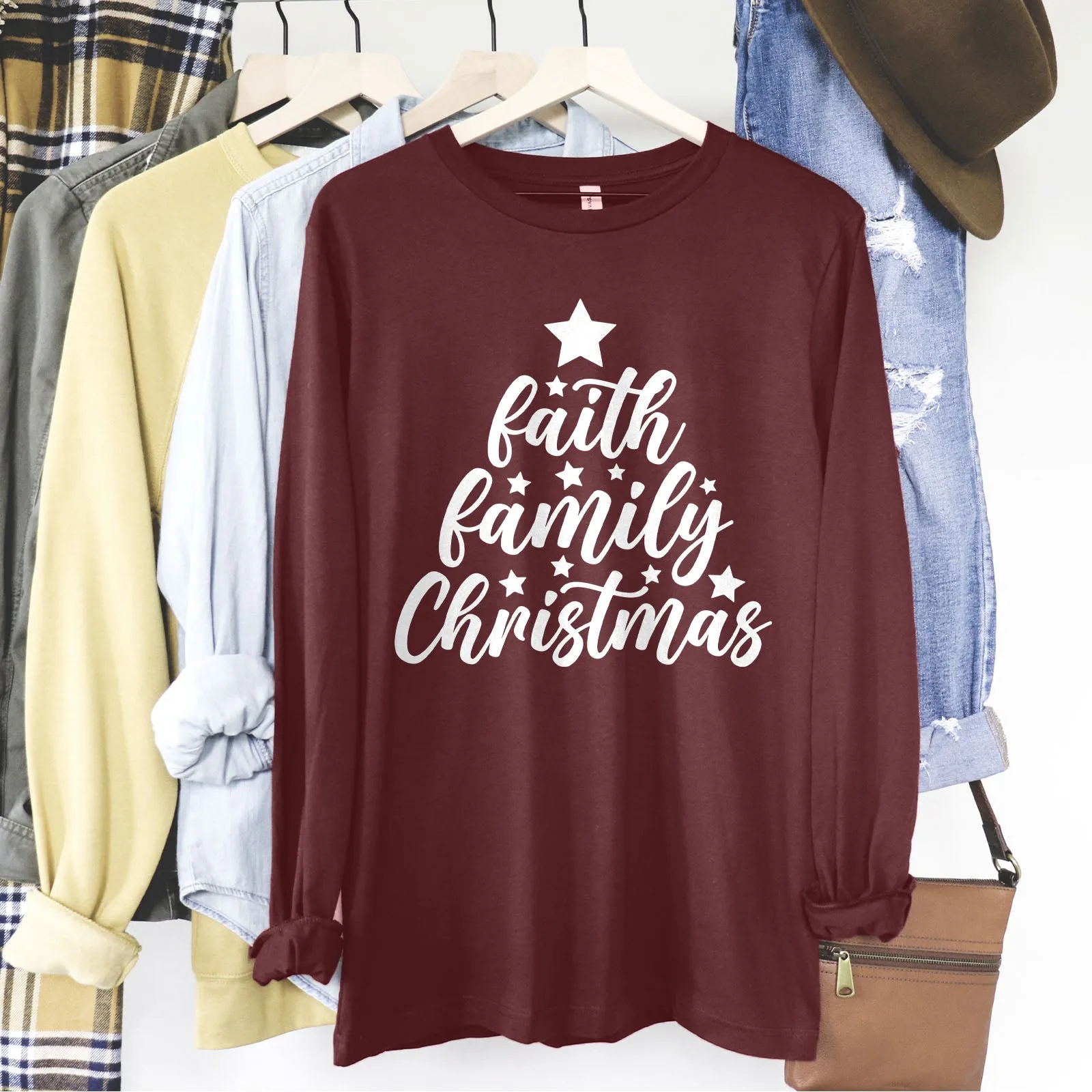 Faith Family Christmas Long Sleeve