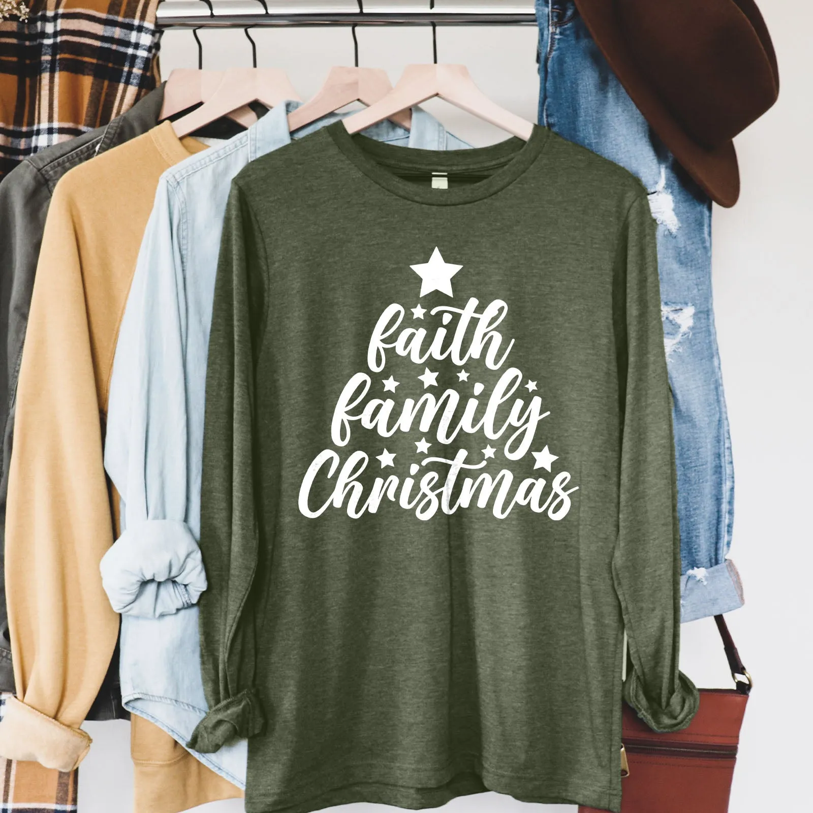 Faith Family Christmas Long Sleeve