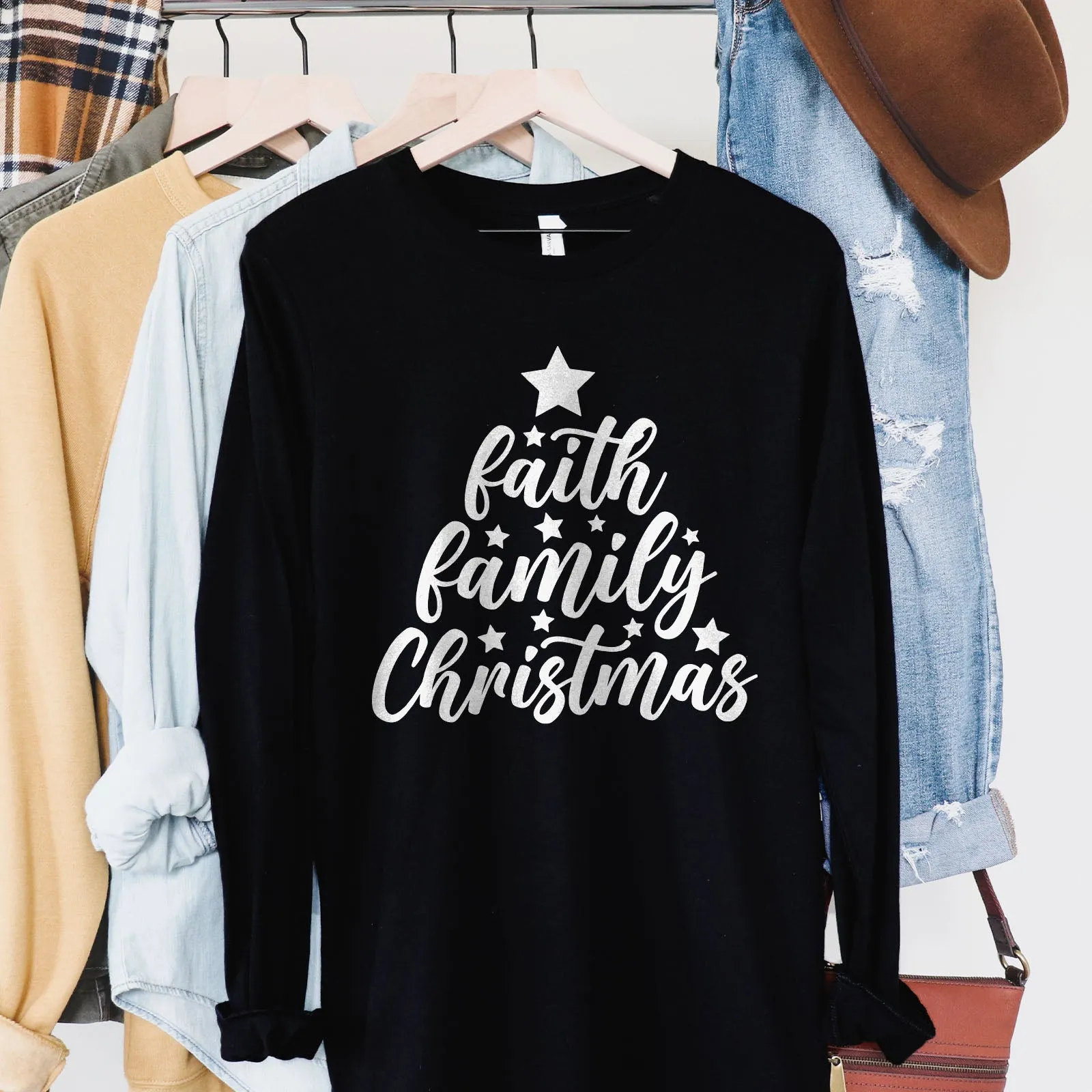 Faith Family Christmas Long Sleeve