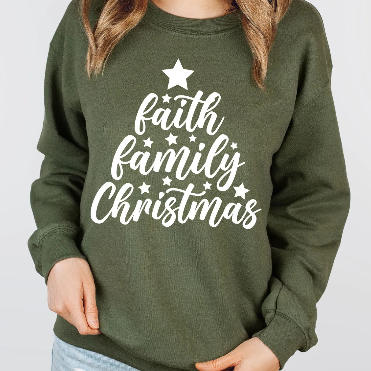 Faith Family Christmas Long Sleeve