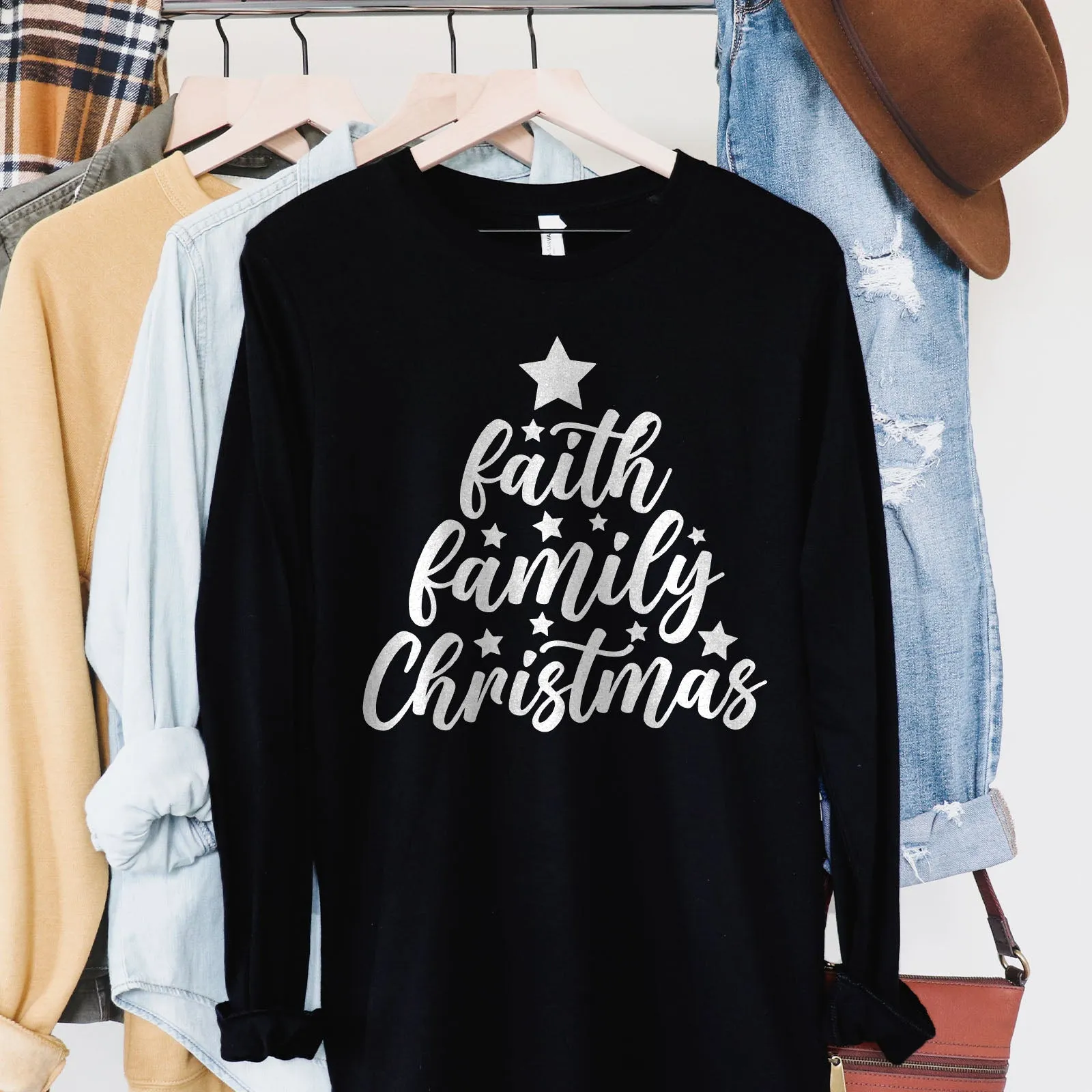 Faith Family Christmas Long Sleeve