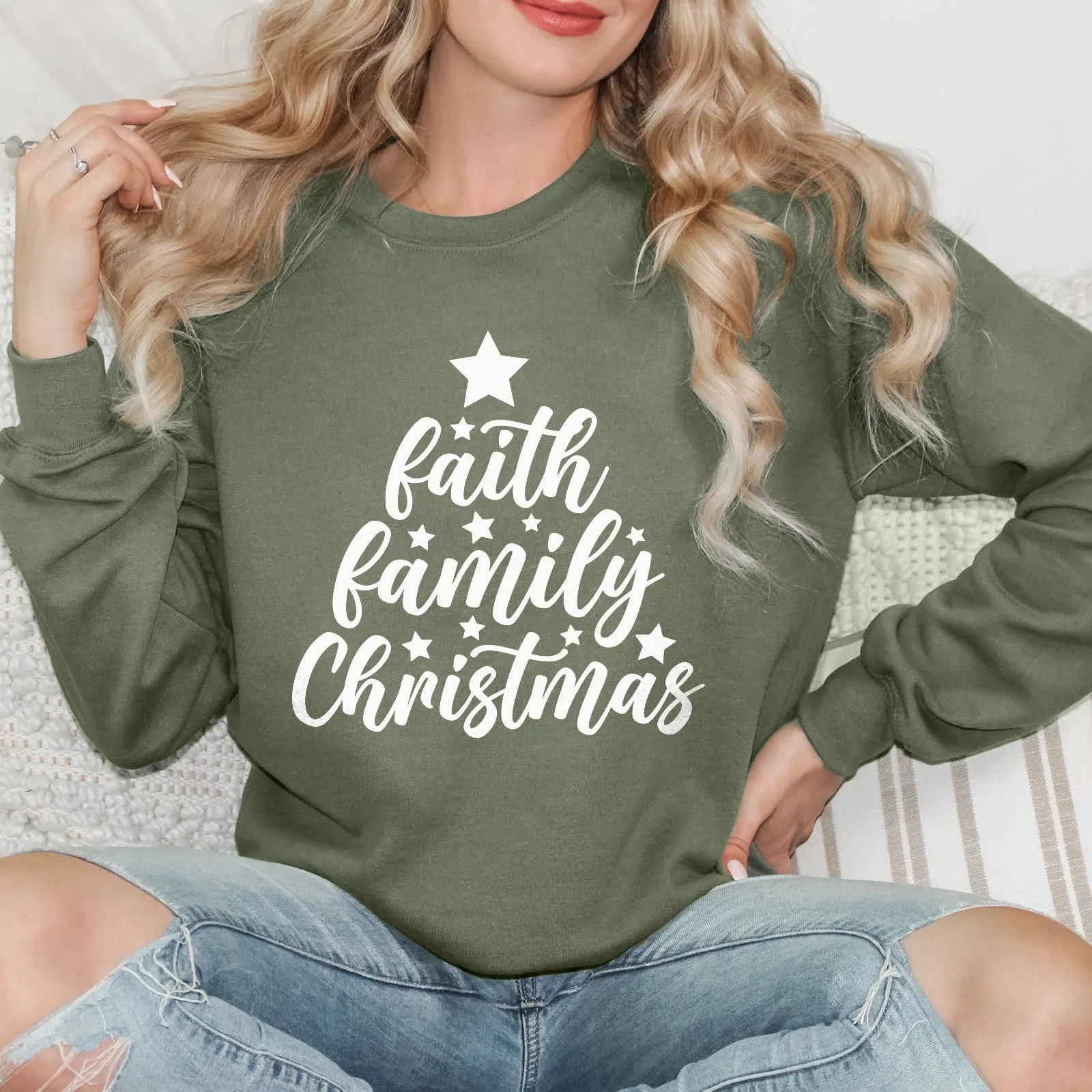 Faith Family Christmas Long Sleeve