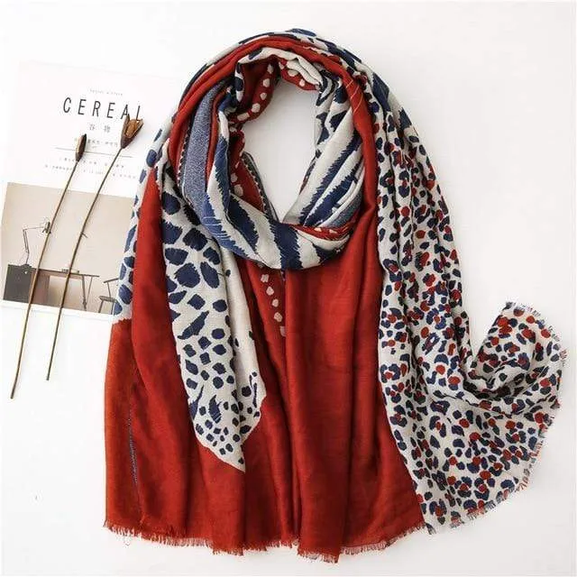 Fashion Animal Leopard Scarf