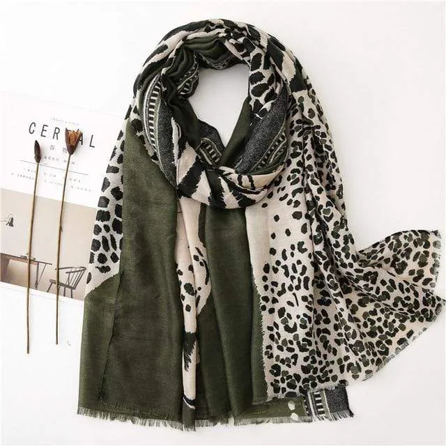 Fashion Animal Leopard Scarf