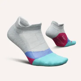 Feetures Elite Light Cushion No Show Tab Socks - Go Gray