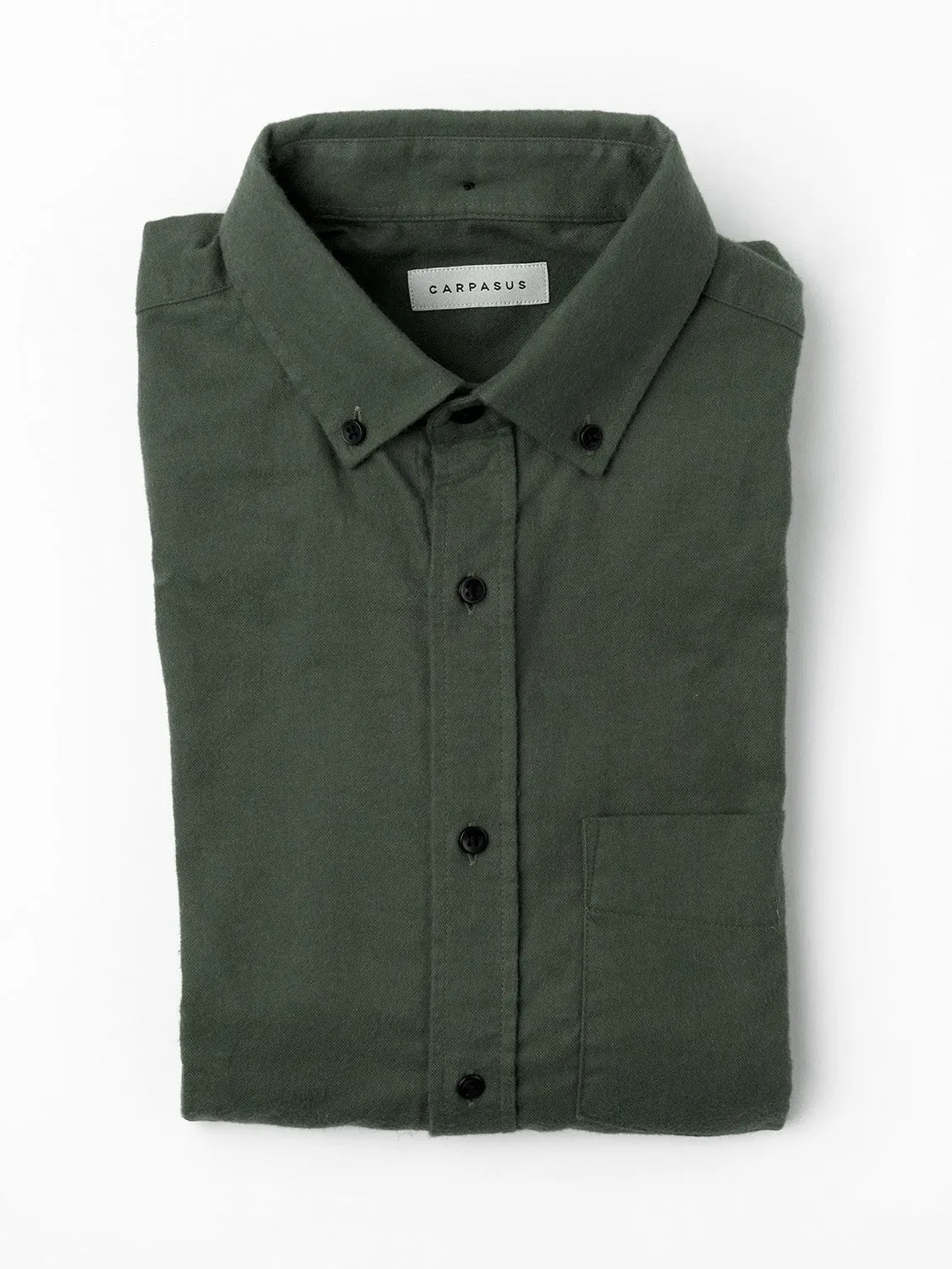 Flannel Shirt Populus Olive