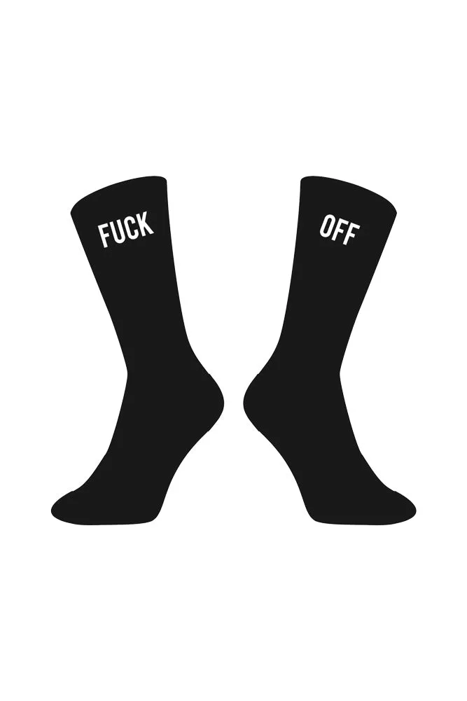 Fuck Off Black Socks