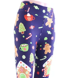 Gingerbread Lane Christmas Leggings