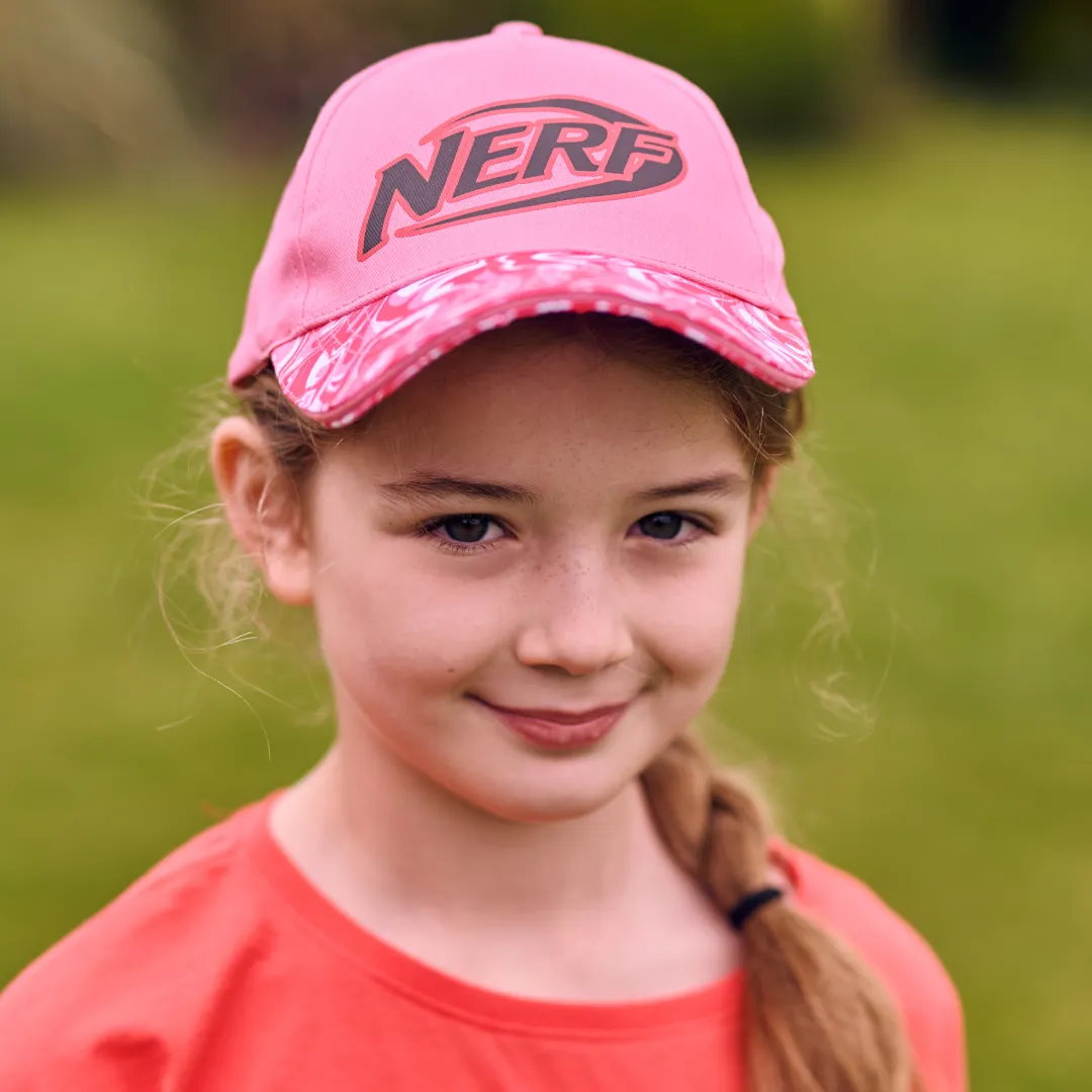 Girls Nerf Camouflage Cap