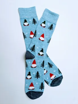 Gnomes & Trees Crew Socks