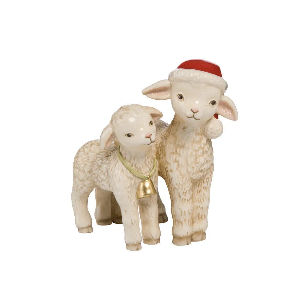 GOEBEL- CHRISTMAS FRIENDS - PAIR OF SHEEP