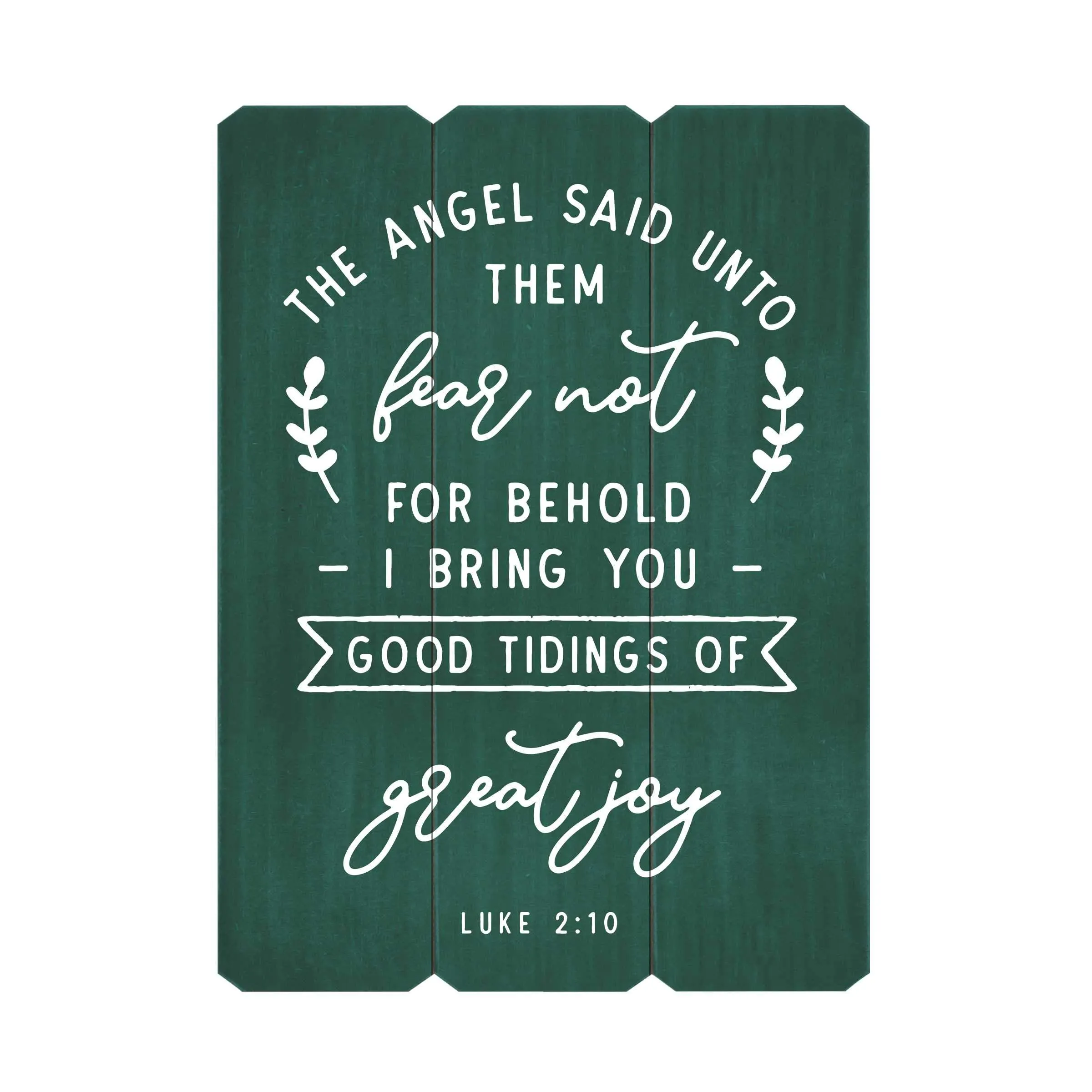 Good Tidings of Great Joy Fence Silkscreen Wall Art