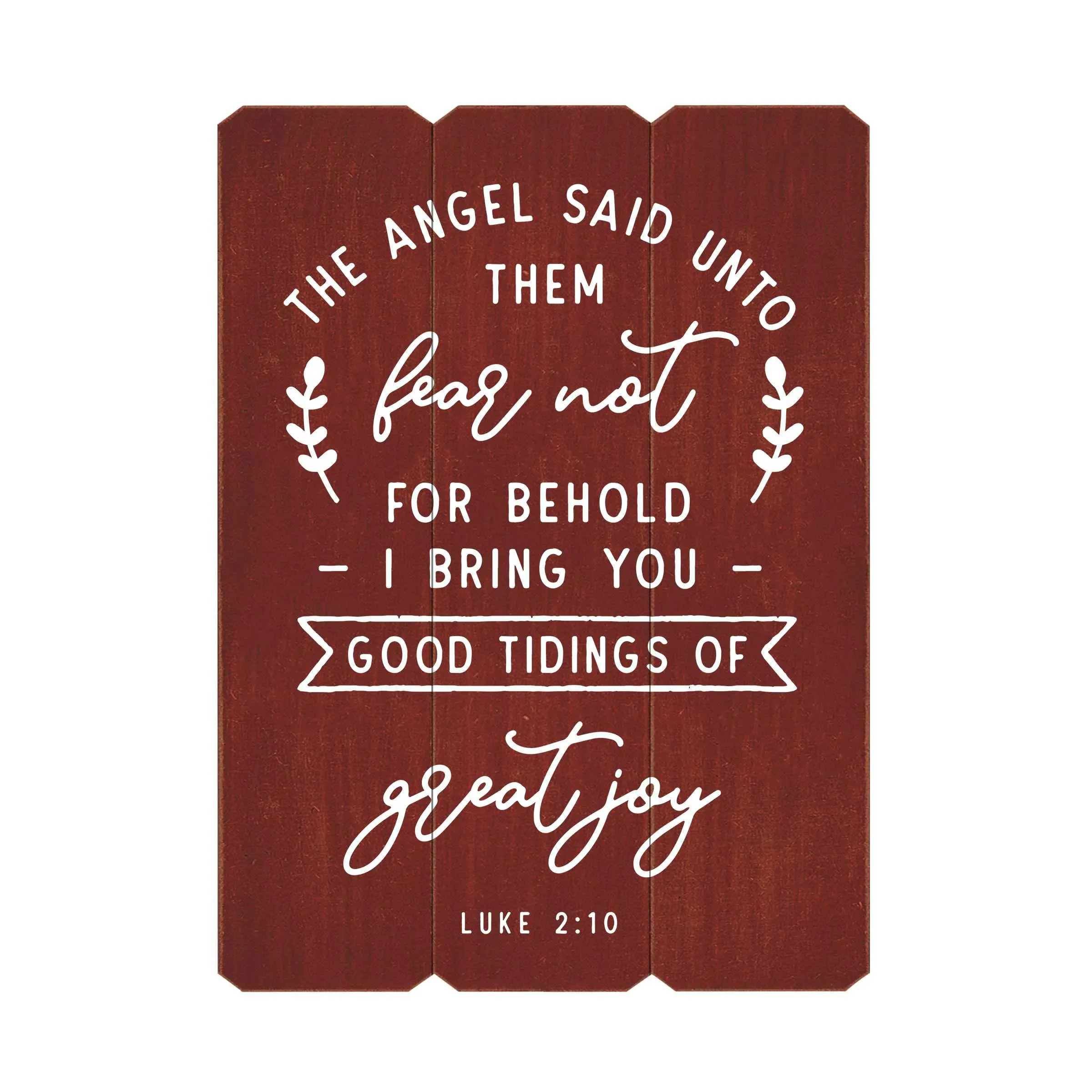 Good Tidings of Great Joy Fence Silkscreen Wall Art