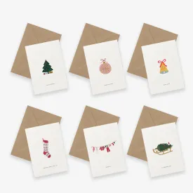 GREETING CARD SET OF 6 // CHRISTMAS