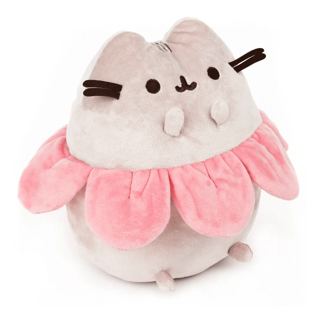 GUND Pusheen Pink Flower Petals 9.5" Plush Toy