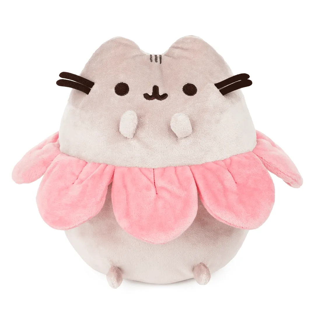 GUND Pusheen Pink Flower Petals 9.5" Plush Toy