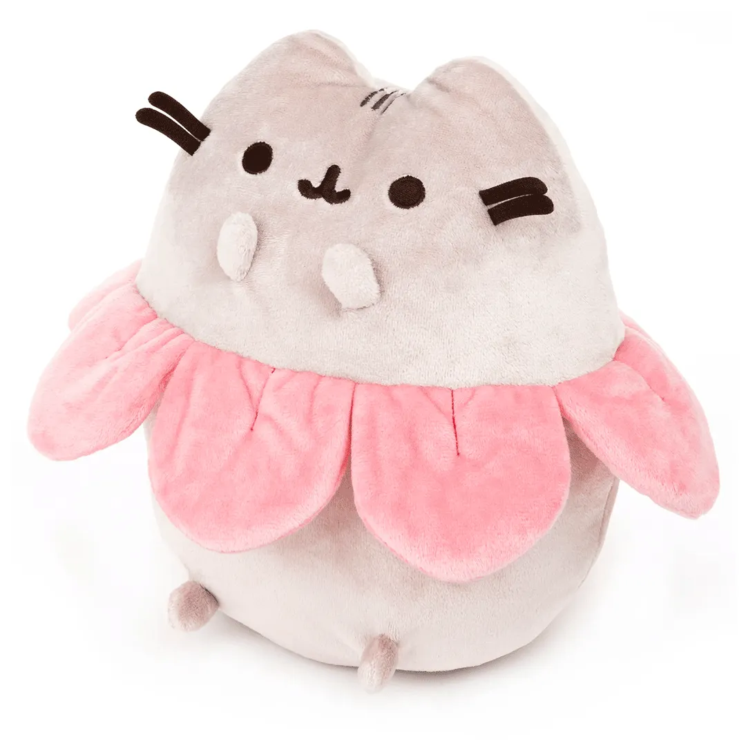 GUND Pusheen Pink Flower Petals 9.5" Plush Toy